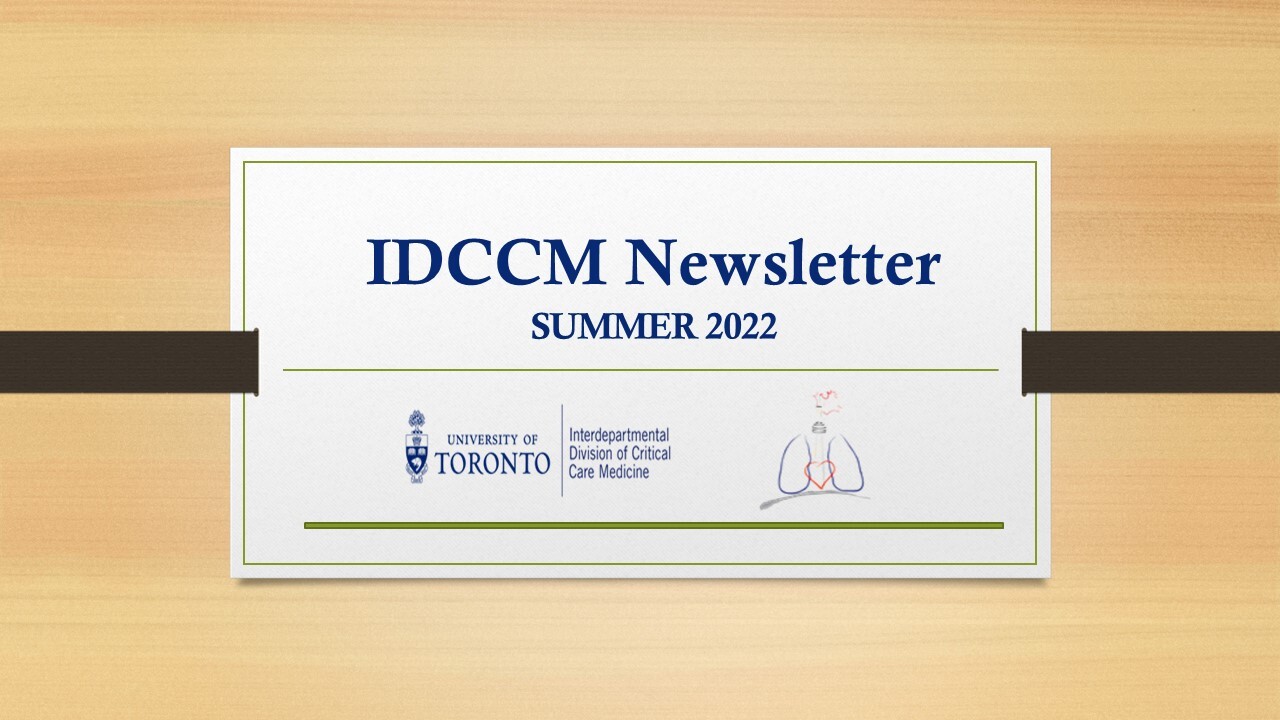 IDCCM Newsletter - Summer 2022